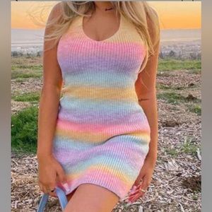 Princess Polly rainbow dress